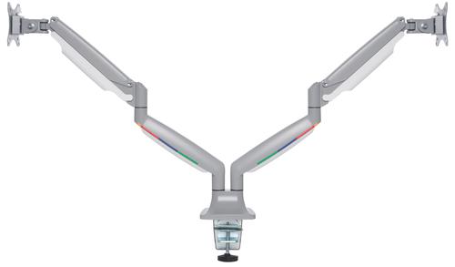 Kensington SmartFit One-Touch Dual Monitor Arm Grey Kensington SmartFit One-Touch Dual Monitor Arm Grey