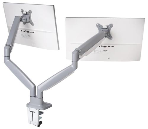Kensington SmartFit One-Touch Dual Monitor Arm Grey Kensington SmartFit One-Touch Dual Monitor Arm Grey