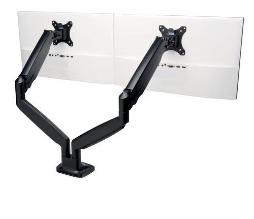 Kensington SmartFit One Touch Height Adjustable Dual Monitor Arm Black Kensington SmartFit One Touch Height Adjustable Dual Monitor Arm Black