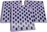 Europa Splash A4+ Notepad Wirebound 160 Pages 80gsm FSC Ruled With Margin Punched 4 Holes Purple (Pack 3) Europa Splash A4+ Notepad Wirebound 160 Pages 80gsm FSC Ruled With Margin Punched 4 Holes Purple (Pack 3)