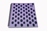 Europa Splash A4+ Notepad Wirebound 160 Pages 80gsm FSC Ruled With Margin Punched 4 Holes Purple (Pack 3) Europa Splash A4+ Notepad Wirebound 160 Pages 80gsm FSC Ruled With Margin Punched 4 Holes Purple (Pack 3)