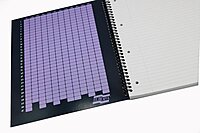 Europa Splash A4+ Notepad Wirebound 160 Pages 80gsm FSC Ruled With Margin Punched 4 Holes Purple (Pack 3) Europa Splash A4+ Notepad Wirebound 160 Pages 80gsm FSC Ruled With Margin Punched 4 Holes Purple (Pack 3)