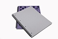 Europa Splash A4+ Notepad Wirebound 160 Pages 80gsm FSC Ruled With Margin Punched 4 Holes Purple (Pack 3) Europa Splash A4+ Notepad Wirebound 160 Pages 80gsm FSC Ruled With Margin Punched 4 Holes Purple (Pack 3)