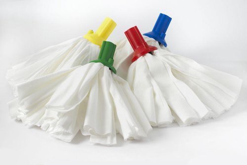 Exel Big White Mop Head Non-Woven Red 120g