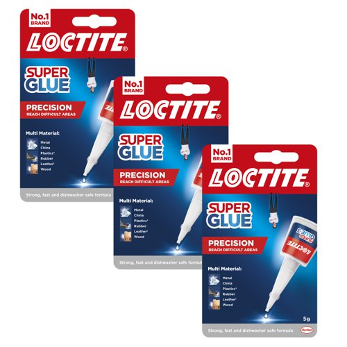 Loctite Super Glue Precision Liquid 5g - Buy 2 Get 1 FREE Loctite Super Glue Precision Liquid 5g - Buy 2 Get 1 FREE