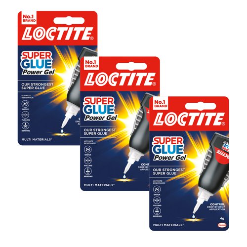 Loctite Strong Super Glue Control Power Gel 4g - Buy 2 Get 1 FREE Loctite Strong Super Glue Control Power Gel 4g - Buy 2 Get 1 FREE