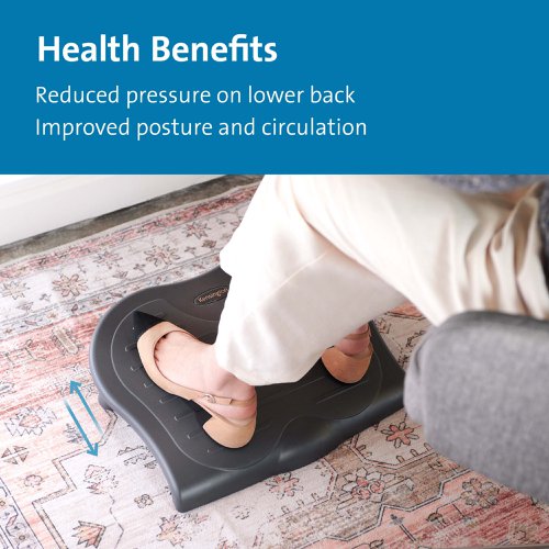 Kensington SoleSaver Foot Rest Adjustable Grey Kensington SoleSaver Foot Rest Adjustable Grey
