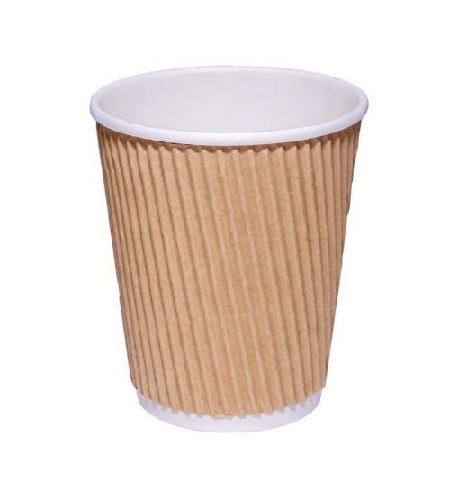 ValueX Hot Drink Ripple Cup 8oz (Pack 25)