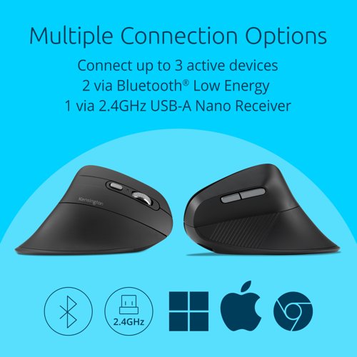 Kensington EQ MY630 Rechargeable Ergonomic Wireless Mouse Kensington EQ MY630 Rechargeable Ergonomic Wireless Mouse