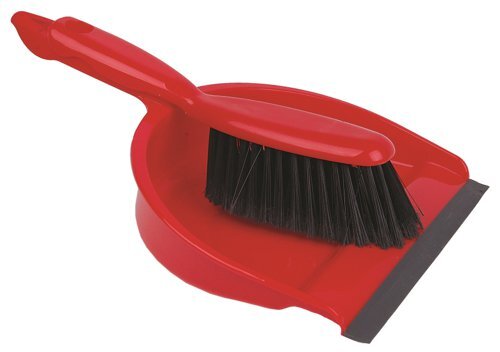 Dustpan & Brush Set Red Dustpan & Brush Set Red