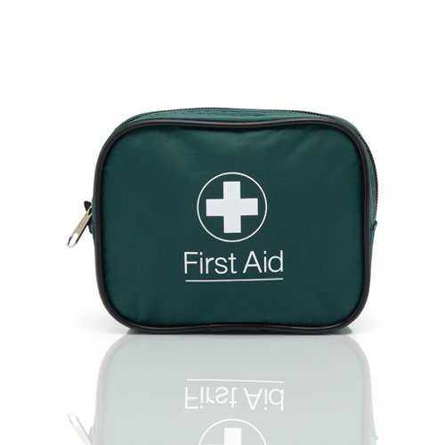 Blue Dot One Person Travel Kit In Green Zipped Bag
