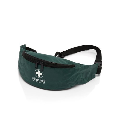 Blue Dot One Person Travel Kit In Green Bum Bag