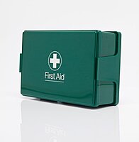 Blue Dot PCV Kit Green First-Aid Box & Bracket Blue Dot PCV Kit Green First-Aid Box & Bracket