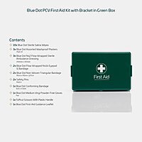 Blue Dot PCV Kit Green First-Aid Box & Bracket Blue Dot PCV Kit Green First-Aid Box & Bracket