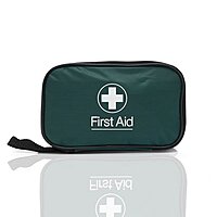 Blue Dot BS 8599-1 (2019) Personal Use First-Aid Kit In Green Zipped Bag Blue Dot BS 8599-1 (2019) Personal Use First-Aid Kit In Green Zipped Bag