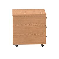 Impulse 3 Drawer Mobile Pedestal Oak I000773