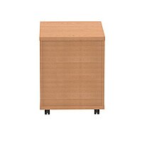 Impulse 3 Drawer Mobile Pedestal Oak I000773