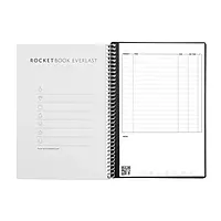 Rocketbook Fusion Executive A5 Reusable Smart Notebook 42 Multi-Format Style Pages Black Rocketbook Fusion Executive A5 Reusable Smart Notebook 42 Multi-Format Style Pages Black